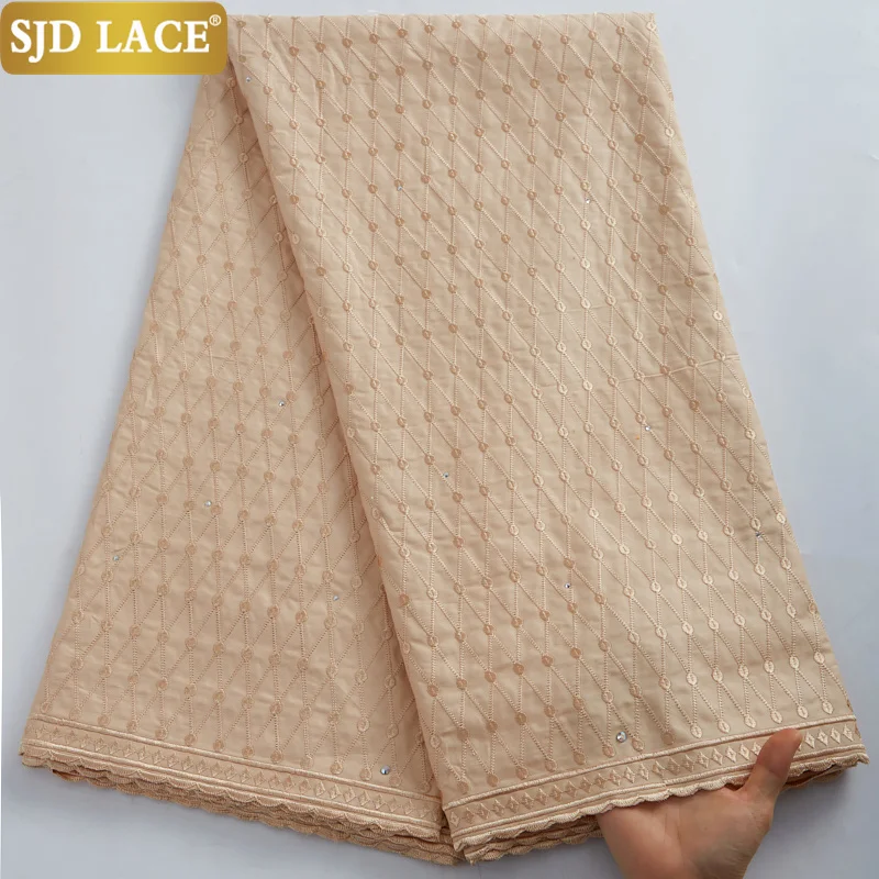 SJD LACE Gambia Pure Cotton Laces Fabrics High Quality African Dry Lace Fabrics Swiss Voile Laces Church Dress Materials A2774
SJD LACE Gambia Pure Cotton Laces Fabrics High Quality African Dry Lace Fabrics Swiss Voile Laces Church Dress Materials A2774