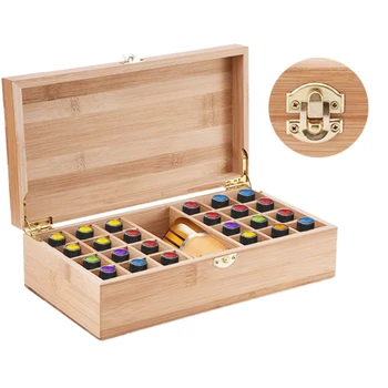 25 Grids Wooden Storage Organizer For Essential Oil Carrying Case Aromatherapy Container Treasure Jewelry Storage Box
25 Grids Wooden Storage Organizer For Essential Oil Carrying Case Aromatherapy Container Treasure Jewelry Storage Box