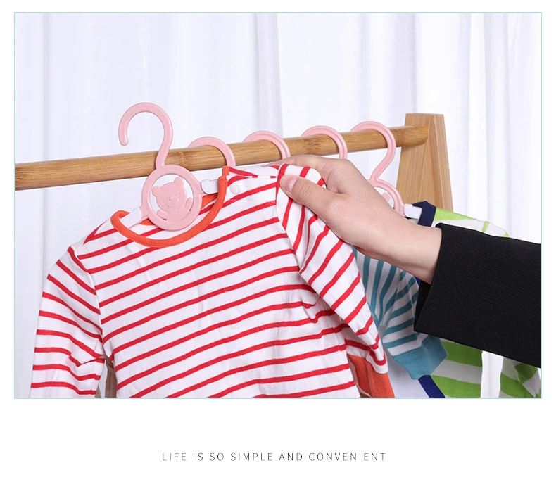 Shop Generic Baby Clothes Hanger Flexible Racks Plastic Clothing