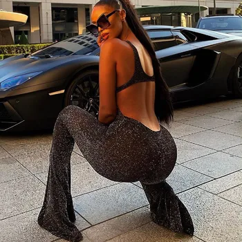 backless hollow out sexy flare jumpsuit autumn winter women streetwear club party bodycon body 
backless hollow out sexy flare jumpsuit autumn winter women streetwear club party bodycon body