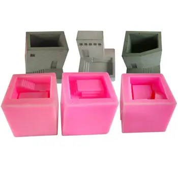 Small House Stairs Shaped Cement Pots Silicone Mold Nordic Style Stairs Type Flower Vase Mould
Small House Stairs Shaped Cement Pots Silicone Mold Nordic Style Stairs Type Flower Vase Mould