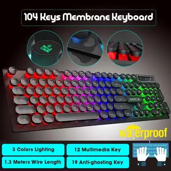 2020 NEW Punk Mechanical Feel Floating Cap Esports Game Keyboard Retro Round Light Keycap USB Desktop Gaming Keyboard
2020 NEW Punk Mechanical Feel Floating Cap Esports Game Keyboard Retro Round Light Keycap USB Desktop Gaming Keyboard
