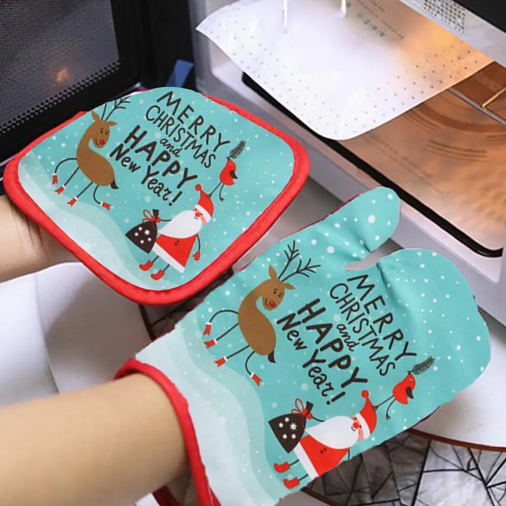 2pcs/set Oven Mitts Microwave Insulation Mat Heat Resistant Merry Gloves Kitchen Christmas Baking Oven Tools Mitts Decorati V7L1
2pcs/set Oven Mitts Microwave Insulation Mat Heat Resistant Merry Gloves Kitchen Christmas Baking Oven Tools Mitts Decorati V7L1
