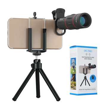For phone lenses APEXEL Universal external HD camera lens Adjustable Focus Smart 18x telephoto telescope lens telefon celular
For phone lenses APEXEL Universal external HD camera lens Adjustable Focus Smart 18x telephoto telescope lens telefon celular