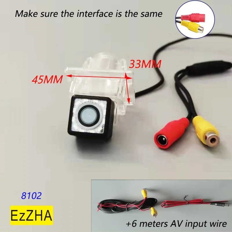 EzZHA CCD HD Wireless Car CCD Rear Camera 4 8 12 led Night Vision For Mercedes Benz C E S CL Class W204 W212 W216 W221
EzZHA CCD HD Wireless Car CCD Rear Camera 4 8 12 led Night Vision For Mercedes Benz C E S CL Class W204 W212 W216 W221