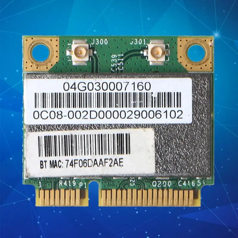 Wireless Card Adapter for Broadcom Bcm94313HMGB AW-NB047H BCM4313 Half Mini Pci-e Wifi Net-work Card with Bluetooth4.0
Wireless Card Adapter for Broadcom Bcm94313HMGB AW-NB047H BCM4313 Half Mini Pci-e Wifi Net-work Card with Bluetooth4.0