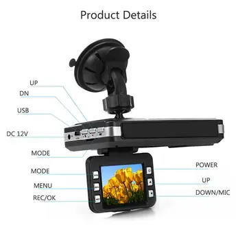 Hot 2 In 1 Car Camera DVR Dash Cam Recorder Radar Laser Speed Detector Alert G-Sensor 2.0" LCD HD 720P
Hot 2 In 1 Car Camera DVR Dash Cam Recorder Radar Laser Speed Detector Alert G-Sensor 2.0" LCD HD 720P