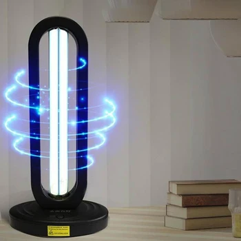 38W High Ozone UV Disinfection Lamp 360 Degree Remote Ultraviolet Light Intelligent Household Germicidal Light
38W High Ozone UV Disinfection Lamp 360 Degree Remote Ultraviolet Light Intelligent Household Germicidal Light