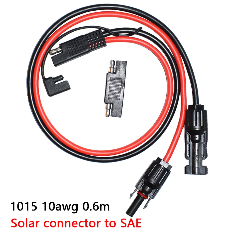 Solar to SAE Connectors Adapter 10AWG Cable Connector with SAE to SAE Polarity Reverse Connectors for RV Solar Panels 60cm/2.0ft
Solar to SAE Connectors Adapter 10AWG Cable Connector with SAE to SAE Polarity Reverse Connectors for RV Solar Panels 60cm/2.0ft
