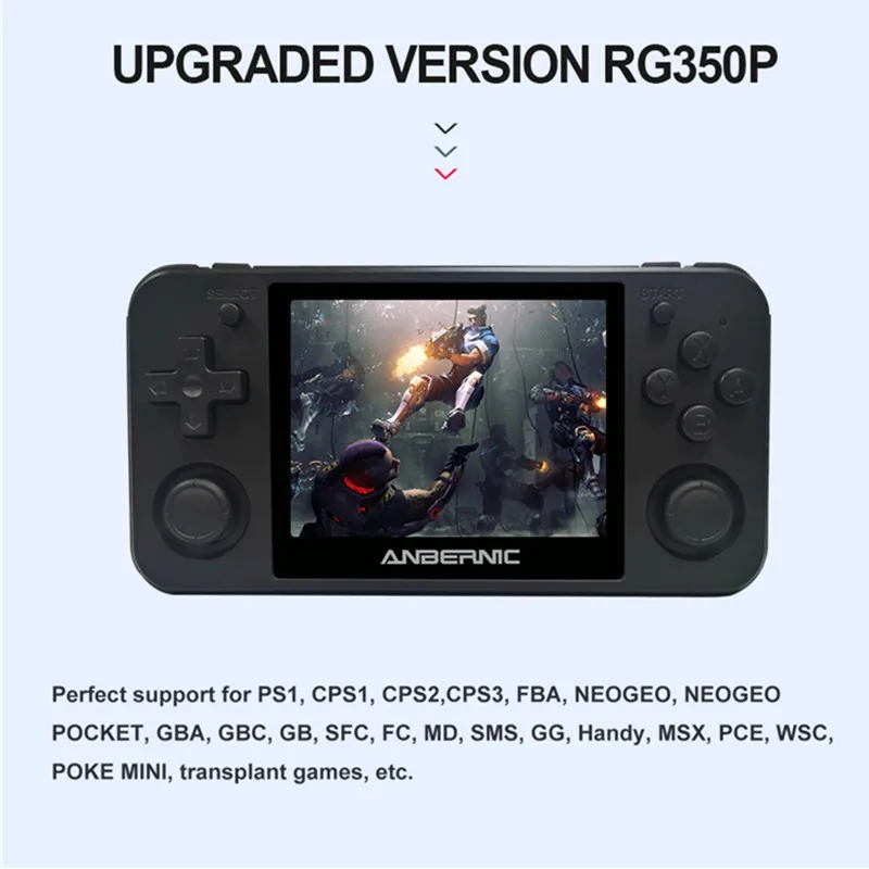 RG350P Video Game Console for PS1 Games 64Bit System HDMI Output Mini Handheld Retro Game Consoles 2500+ Games
RG350P Video Game Console for PS1 Games 64Bit System HDMI Output Mini Handheld Retro Game Consoles 2500+ Games