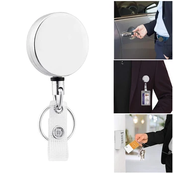 1 PC Anti-Lost Clip Door Pass Holder Work Card Keychain Metal Retractable Name Card Badge Reel ID Lanyards Office Supplies
1 PC Anti-Lost Clip Door Pass Holder Work Card Keychain Metal Retractable Name Card Badge Reel ID Lanyards Office Supplies