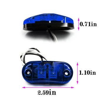 10pcs Side Marker Light Parts Blue Universal Side Marker Light Camping Trailer Truck Waterproof
10pcs Side Marker Light Parts Blue Universal Side Marker Light Camping Trailer Truck Waterproof