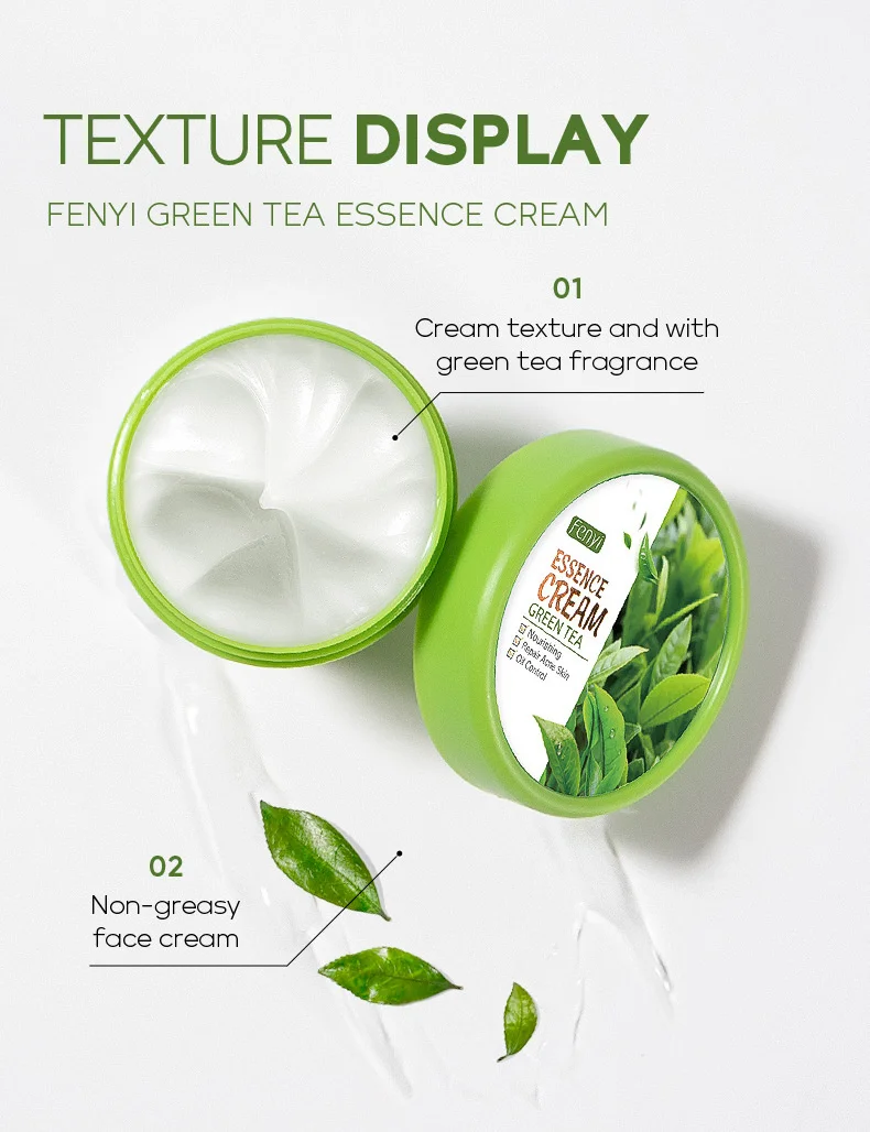 LAIKOU Green Tea Essence Facial Cream Anti Acne Oil-control Smoothing Skin Shrink Pores Whitening Moisturizing nourishing Cream 21 Hde02cb7c05574adb8ba19485ce63f90et