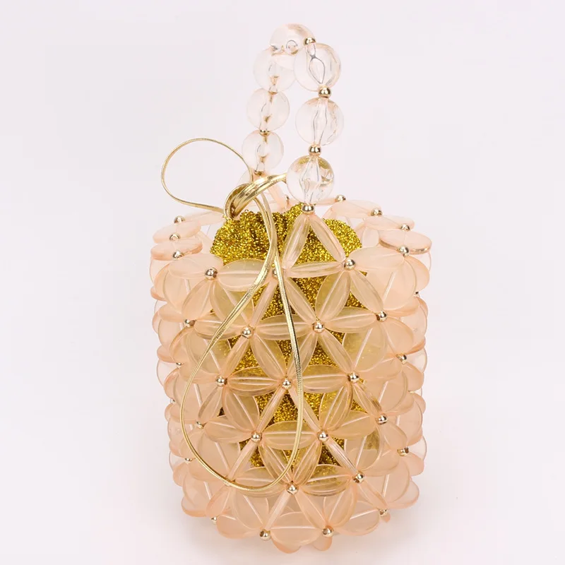 Handmade Pearl Bags Beaded Bucket Bags Bag Handbags Women Famous Brands Luxury Dinner Clutch Purse Totes Ladies Hand Bags 2019
Handmade Pearl Bags Beaded Bucket Bags Bag Handbags Women Famous Brands Luxury Dinner Clutch Purse Totes Ladies Hand Bags 2019
