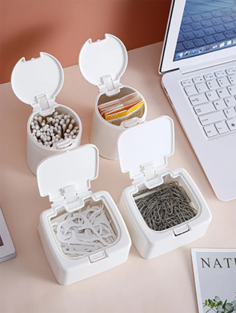 Rangement Plastic Jar Desktop Storage Lid Cotton Swab Box Bucket Dust-Proof Small Objects Press Pop-Up Finishing Home Use
Rangement Plastic Jar Desktop Storage Lid Cotton Swab Box Bucket Dust-Proof Small Objects Press Pop-Up Finishing Home Use