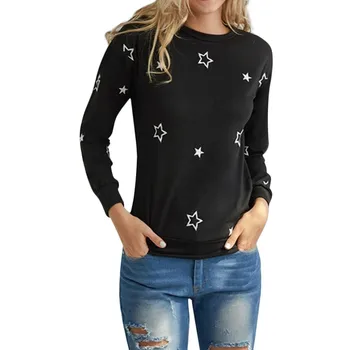 KLV sweater women свитер женский The Fashion Women Star Embroidered Casual Top free shipping D4
KLV sweater women свитер женский The Fashion Women Star Embroidered Casual Top free shipping D4