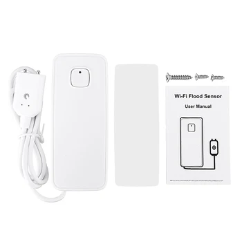 WIFI Water Leak Sensor Flood Leakage Level Alarm Detector Tank Overflow Protection Tuya Smart Life App Home House Remote Control
WIFI Water Leak Sensor Flood Leakage Level Alarm Detector Tank Overflow Protection Tuya Smart Life App Home House Remote Control