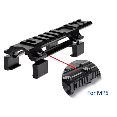 Extension Rail Mount High Riser Base Converter for 20mm Picatinny/Weaver Rail for Mp5 Riflescopes Airsoft Tactical Hunting
Extension Rail Mount High Riser Base Converter for 20mm Picatinny/Weaver Rail for Mp5 Riflescopes Airsoft Tactical Hunting