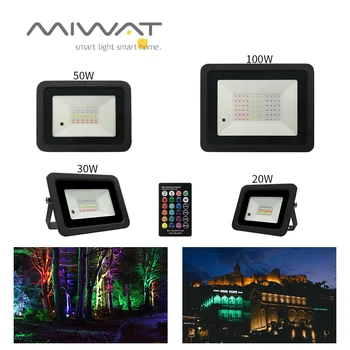 2020 Latest RGB Led Flood Light 20W 30W 50W 100W Led Floodlight Reflector Wall Washer Light Outdoor Garden Landscape lighting
2020 Latest RGB Led Flood Light 20W 30W 50W 100W Led Floodlight Reflector Wall Washer Light Outdoor Garden Landscape lighting