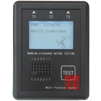 Figure M8 Transistor Tester Upgrade M328 Inductance Capacitor ESR Meter Multi-function Tester with Shell
Figure M8 Transistor Tester Upgrade M328 Inductance Capacitor ESR Meter Multi-function Tester with Shell