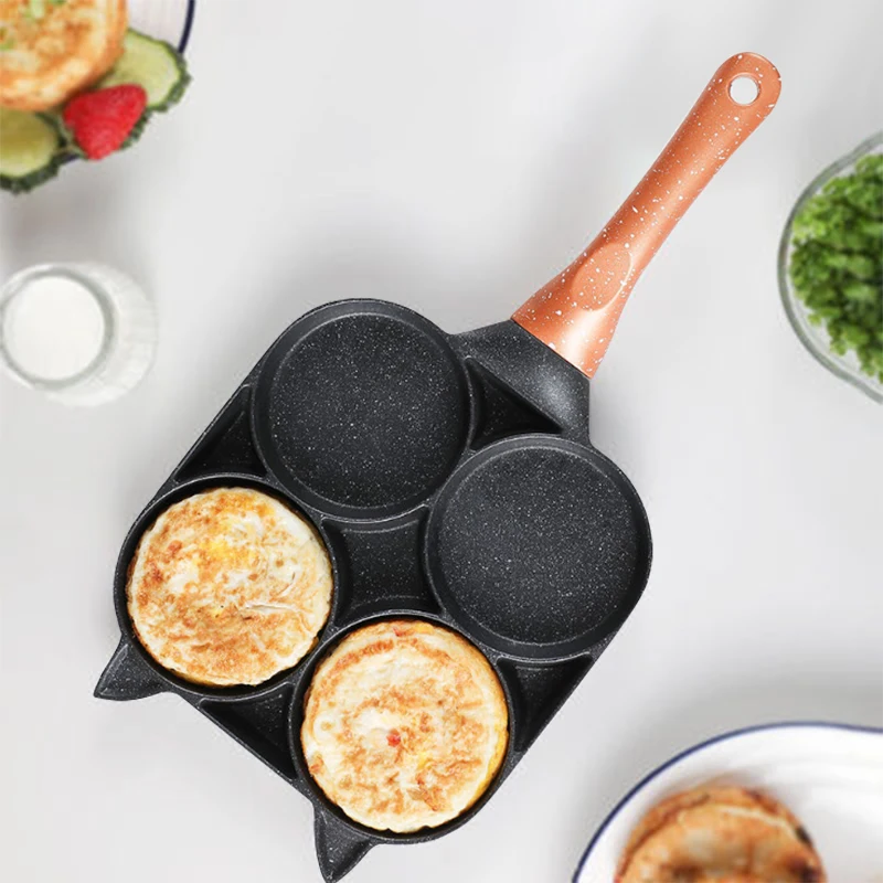 4-hole Omelet Pan Frying Pot Thickened Non-stick Egg Pancake Steak Cooking Pan Hamburg Bread Breakfast Maker Induction Cooker
4-hole Omelet Pan Frying Pot Thickened Non-stick Egg Pancake Steak Cooking Pan Hamburg Bread Breakfast Maker Induction Cooker