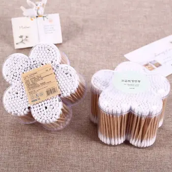 500pc/box Double Head Cotton Swab Flower-shaped Box Daily Cleaning Cotton Swabs Wood Sticks Disposable Buds Cotton Ears Clean
500pc/box Double Head Cotton Swab Flower-shaped Box Daily Cleaning Cotton Swabs Wood Sticks Disposable Buds Cotton Ears Clean