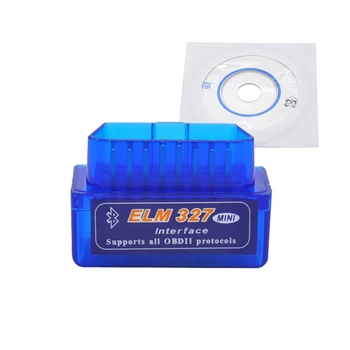 Super mini Bluetooth ELM327 Bluetooth OBD2 Vehicle Testing Instrument Works On Android Torque ELM327
Super mini Bluetooth ELM327 Bluetooth OBD2 Vehicle Testing Instrument Works On Android Torque ELM327