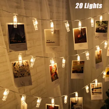 LED Photo Clip Stringlights Battery Operated Starry Fairy Lights for Hanging Pictures Cards Home Decoration HUG-Deals
LED Photo Clip Stringlights Battery Operated Starry Fairy Lights for Hanging Pictures Cards Home Decoration HUG-Deals