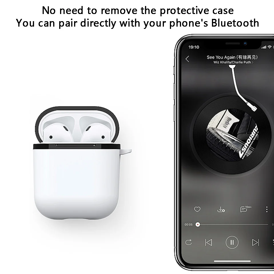 Airpod Case Cover 11 TWS Bluetooth Earphone Headphones Pouch PC Air Case For Original Apple i7S i12 i10 i30 i200 TWS Cover Pods (3)