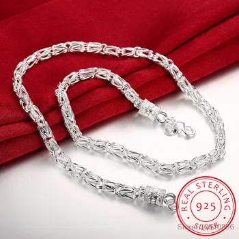 925 Sterling Silver 5mm 20 inch Chain Necklace For Men Women Charm Wedding Engagement Party Fine Jewelry
925 Sterling Silver 5mm 20 inch Chain Necklace For Men Women Charm Wedding Engagement Party Fine Jewelry