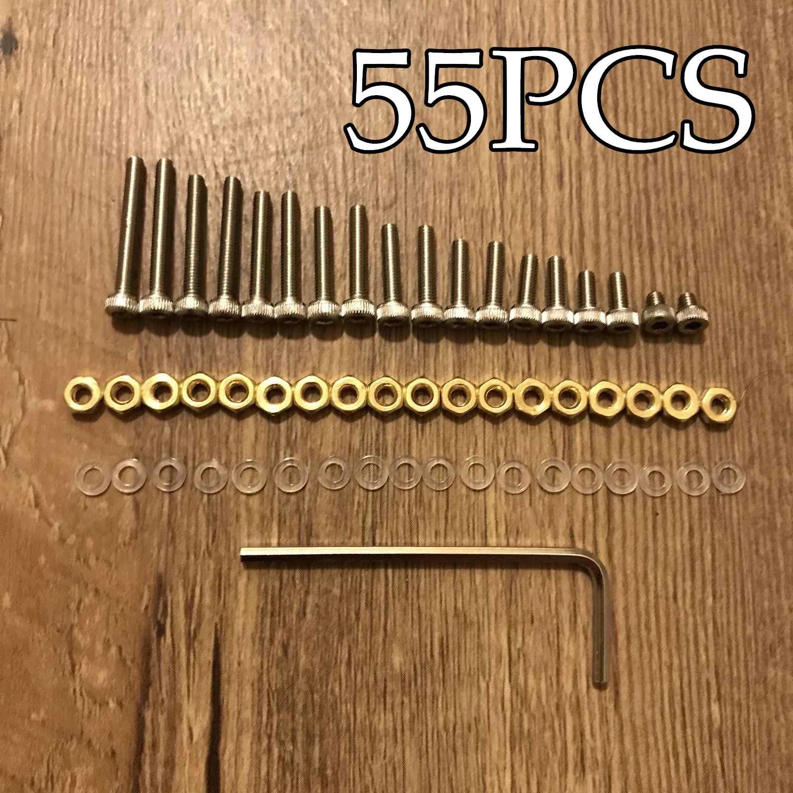 55pcs For-Universal M2.5 Turntable Headshell Cartridge Mounting Kit Stainless Steel Bolts Screws Nuts Set with Case
55pcs For-Universal M2.5 Turntable Headshell Cartridge Mounting Kit Stainless Steel Bolts Screws Nuts Set with Case