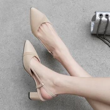 Oversized high heels sandals women shoes woman summer ladies Sharptoed sandals with thick heels
Oversized high heels sandals women shoes woman summer ladies Sharptoed sandals with thick heels