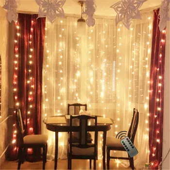 6x2.5M icicle led curtain string light fairy light Christmas light with Remote function for Wedding home garden party decor
6x2.5M icicle led curtain string light fairy light Christmas light with Remote function for Wedding home garden party decor