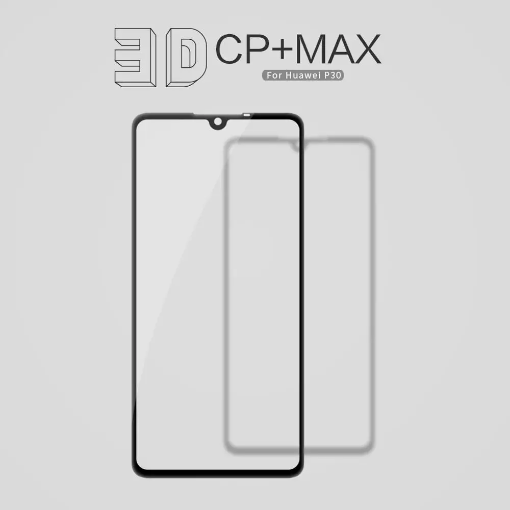 3D изогнутое закаленное стекло с полным покрытием для Huawei P30 Pro Nillkin CP + MAX защита