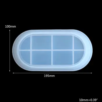 2 Pcs DIY Resin Crystal Epoxy Mold Jewelry Tray Crafts Casting Silicone Mould 
2 Pcs DIY Resin Crystal Epoxy Mold Jewelry Tray Crafts Casting Silicone Mould