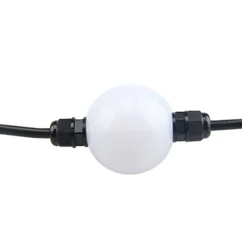 40pcs 50mm WS2811 full color milky ball;DC12V input;1.44W;double side with 3pcs 5050 leds each side
40pcs 50mm WS2811 full color milky ball;DC12V input;1.44W;double side with 3pcs 5050 leds each side