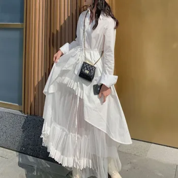 Boho Women Two Piece Sets Women 2020 Spring Korean Causal Long Sleeve White Shirts Coat And Mash Long Dress Japan Young Girl
Boho Women Two Piece Sets Women 2020 Spring Korean Causal Long Sleeve White Shirts Coat And Mash Long Dress Japan Young Girl