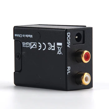 High Quality Digital to Analogue Audio Converter Adapter Coaxial Coax Optical Toslink L/R
High Quality Digital to Analogue Audio Converter Adapter Coaxial Coax Optical Toslink L/R