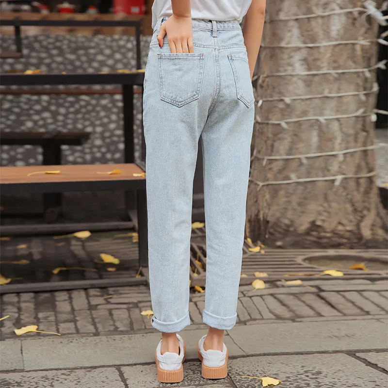 3123 # Chapter Ronon Pants Women's Loose-Fit Capri Pants Spring 2019 New Style High-waisted Dad Pants GIRL'S Students' Pants Chi
3123 # Chapter Ronon Pants Women's Loose-Fit Capri Pants Spring 2019 New Style High-waisted Dad Pants GIRL'S Students' Pants Chi