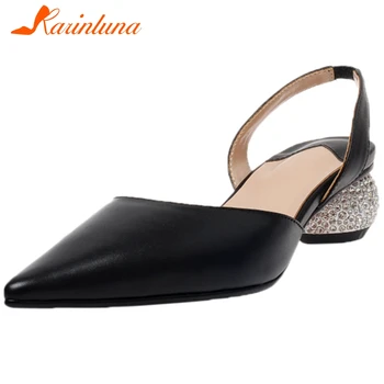 Karinluna New Arrivals Genuine Cow Leather Strange Style Summer Sandals Women Shoes Slip-On Crystal Casual Shoes Woman
Karinluna New Arrivals Genuine Cow Leather Strange Style Summer Sandals Women Shoes Slip-On Crystal Casual Shoes Woman