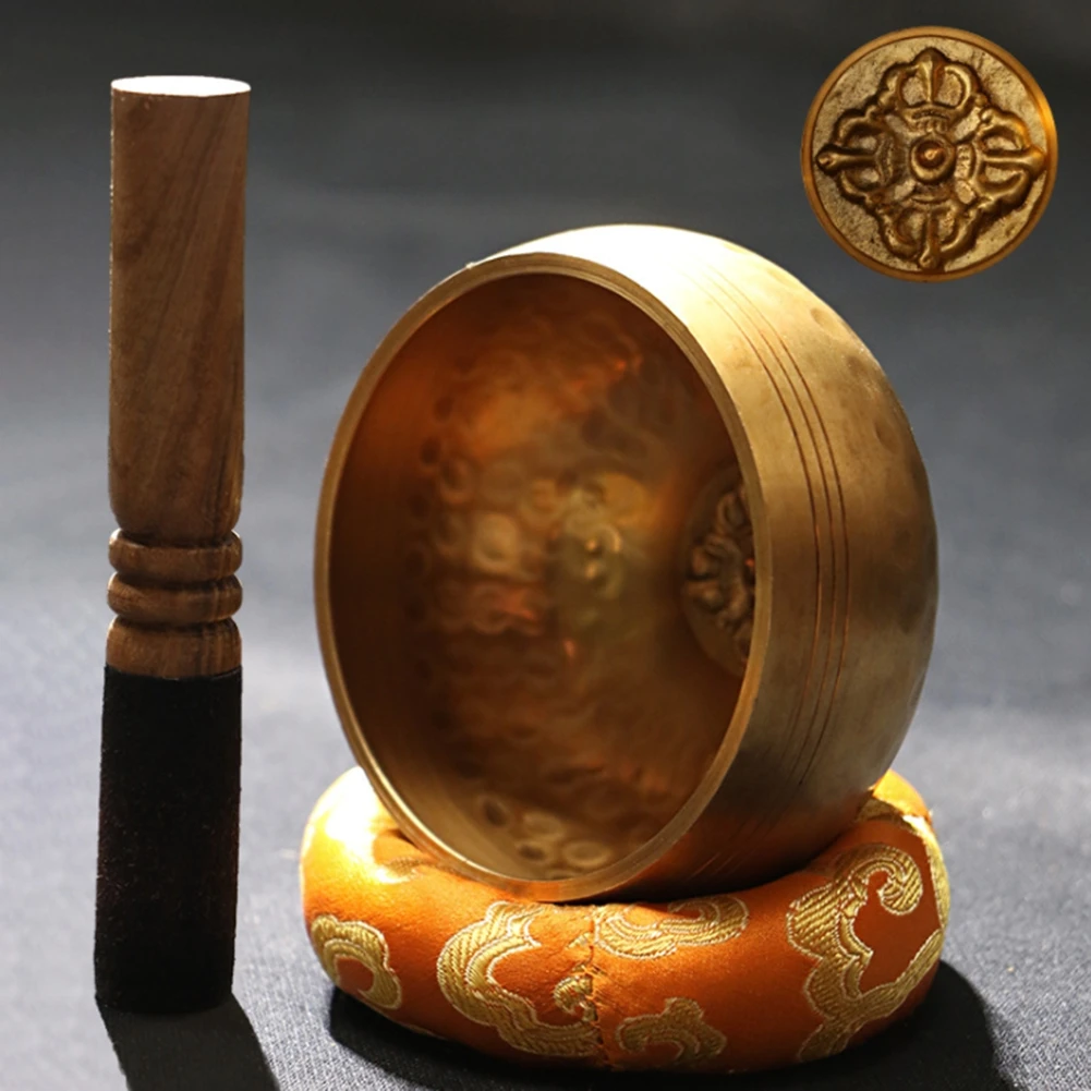 Буддистские поющие чаши ручной работы декоративные настенные блюда медная