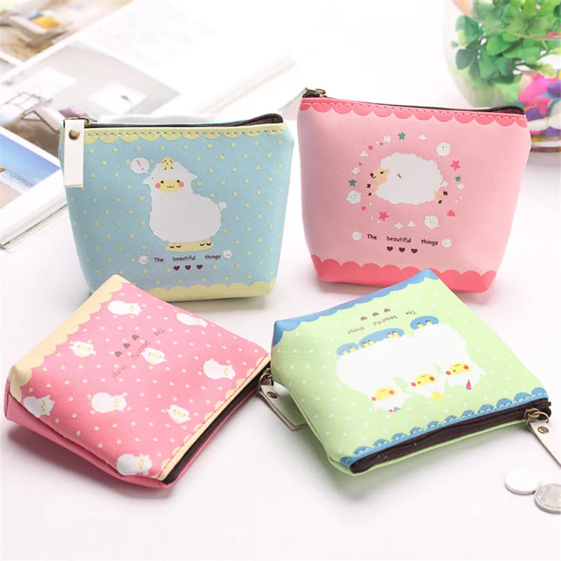 1PC Cute Lamb Unisex Pu Leather Purse Small Fresh Casual Coin Wallet Cartoon Zipper Pocket Wallet Four Colors Available
1PC Cute Lamb Unisex Pu Leather Purse Small Fresh Casual Coin Wallet Cartoon Zipper Pocket Wallet Four Colors Available