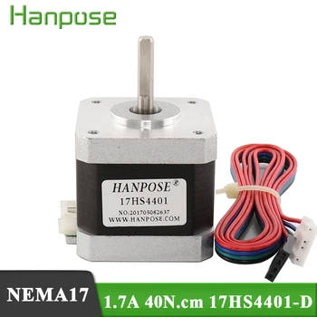 1Pcs/lot 17HS4401-D Ship from Germany 4-lead Nema17 Stepper Motor 42 motor Nema 17 motor 42BYGH 1.7A motor for CNC XYZ
1Pcs/lot 17HS4401-D Ship from Germany 4-lead Nema17 Stepper Motor 42 motor Nema 17 motor 42BYGH 1.7A motor for CNC XYZ