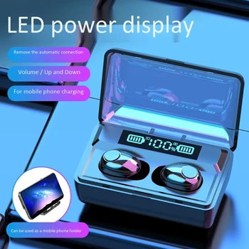 TWS Bluetooth 5.0 Earphone Wireless Sports Auricular Handsfree Earbuds Noise Cancelling Headset for Xiaomi Huawei Phone 
TWS Bluetooth 5.0 Earphone Wireless Sports Auricular Handsfree Earbuds Noise Cancelling Headset for Xiaomi Huawei Phone