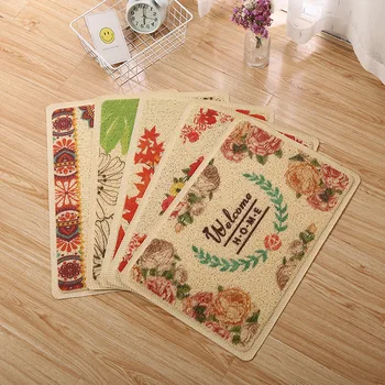 PVC Wire Circle Brushed Mat Kitchen Vestibule Dust-Removing Mat Anti-slip Retro Fresh Door Entrance Carpet Mat Mat
PVC Wire Circle Brushed Mat Kitchen Vestibule Dust-Removing Mat Anti-slip Retro Fresh Door Entrance Carpet Mat Mat