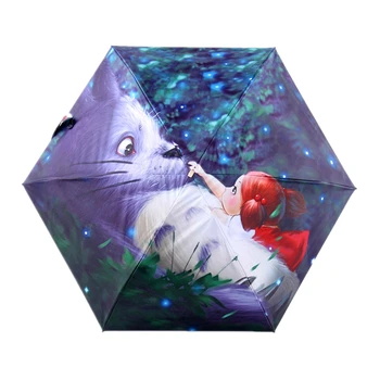 Compact Ghibli Studio Anime Totoro 5-fold Umbrella For Women Mini Pocket UV Umbrella For Totoro Fans Cartoon Parasol For Child
Compact Ghibli Studio Anime Totoro 5-fold Umbrella For Women Mini Pocket UV Umbrella For Totoro Fans Cartoon Parasol For Child