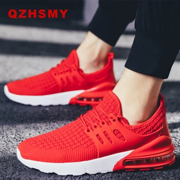 New Men Tennis Shoes Lace Up Men Sport Light Shoes Top Quality Comfortable Men's Mesh Sneakers Red Breathable Shoes
New Men Tennis Shoes Lace Up Men Sport Light Shoes Top Quality Comfortable Men's Mesh Sneakers Red Breathable Shoes