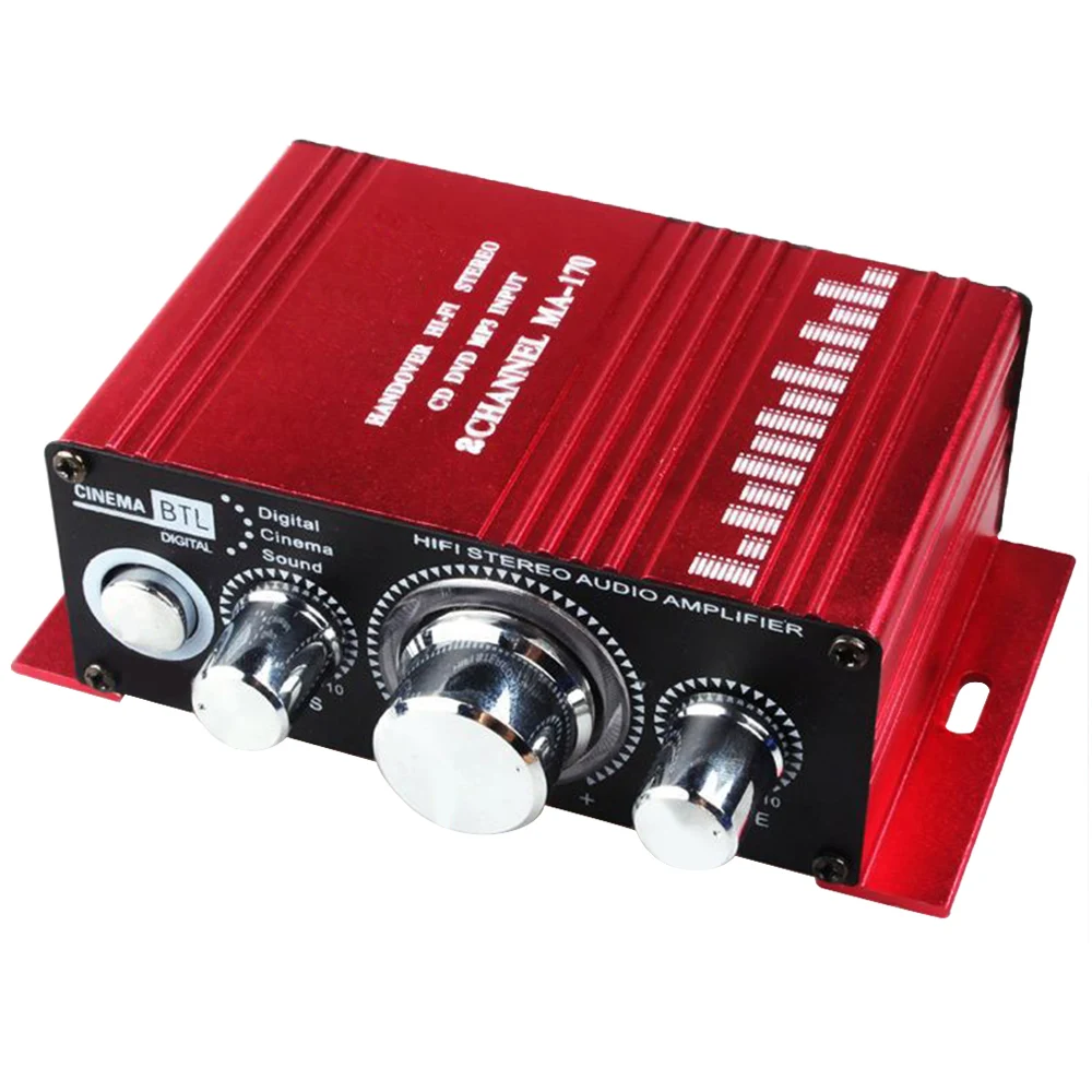 Car Amplifier Mini Computer Bedside Amplifier Clear Sound Ultra Low Noise MP3 Speaker 2CH DC 12V 20W Car amplifier New Hot Sale
Car Amplifier Mini Computer Bedside Amplifier Clear Sound Ultra Low Noise MP3 Speaker 2CH DC 12V 20W Car amplifier New Hot Sale