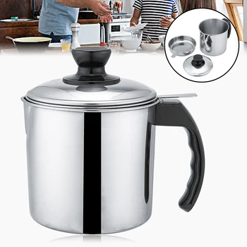 3in1 Stainless Kitchen Oil Filter Strainer Colander Cooking Oil Strainer Pot Can For Reuse Fry Oil With Handle Lid Kitchen Gadge
3in1 Stainless Kitchen Oil Filter Strainer Colander Cooking Oil Strainer Pot Can For Reuse Fry Oil With Handle Lid Kitchen Gadge