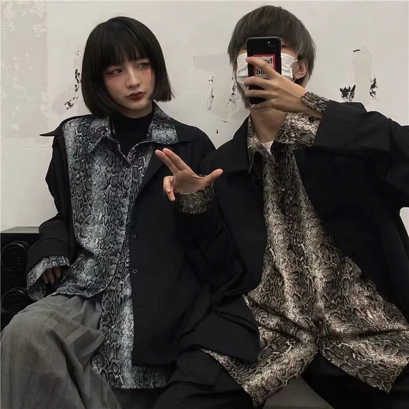 Fake Two Shirts Spring Autumn New Design Top Coat Loose Fried Street Leopard Shirt Men And Women Jackets Mens Clothing
Fake Two Shirts Spring Autumn New Design Top Coat Loose Fried Street Leopard Shirt Men And Women Jackets Mens Clothing